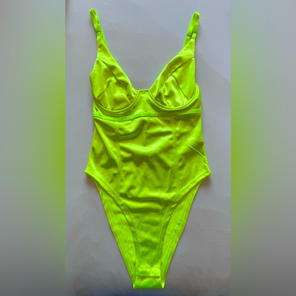 Velius Women's Sexy Shiny Bodysuit Tank Top